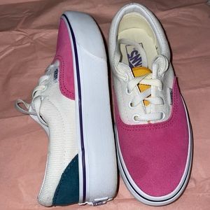 Platform color block Vans